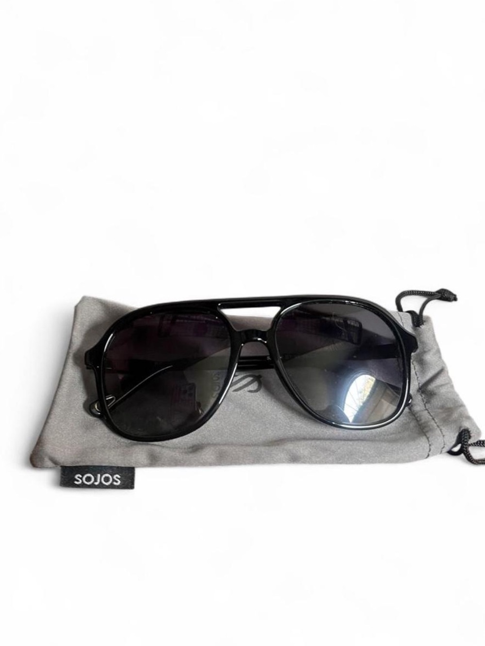 SOJOS Black Aviator Women's Sunglasses